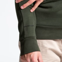 Bee Inspired Clothing Mens Signature Raglan Hoodie - Khaki