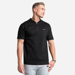 Bee Inspired Clothing T-Shirts Clyne Zip T-Shirt - Black