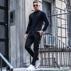 Bee Inspired Clothing Sale Signature Long Sleeve Shirt - Black Signature Collection