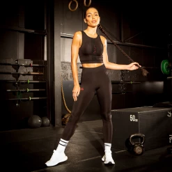 Bee Inspired Womens Sale Womens Evolve Crop Top - Black