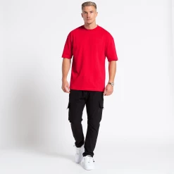 Bee Inspired Clothing Mens Diallo Relaxed T-shirt - Red