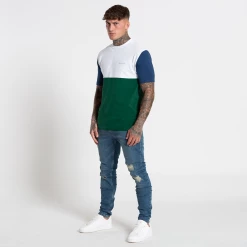 Bee Inspired Clothing Sale Cancelo T-shirt - White/Navy/Mid Green