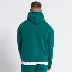 Bee Inspired Clothing Sale Diallo Relaxed Hoodie - Mid Green Hoodies & Sweatpants