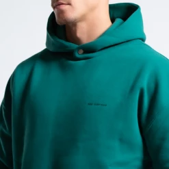 Bee Inspired Clothing Sale Diallo Relaxed Hoodie - Mid Green Hoodies & Sweatpants
