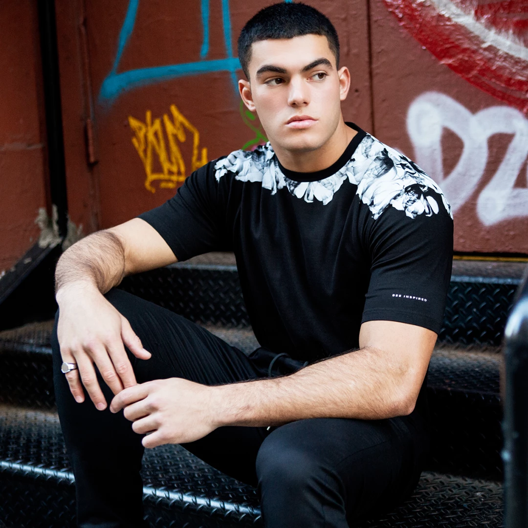 Budget 🧨 Bee Inspired Clothing Sale Eriksson T-shirt - Black/White T-Shirts 🤩 6 Bee Inspired Clothing Sale Eriksson T-shirt - Black/White T-Shirts