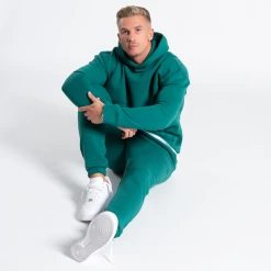 Bee Inspired Clothing Sale Diallo Relaxed Hoodie - Mid Green Hoodies & Sweatpants