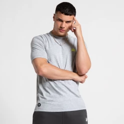 Bee Inspired Clothing Sale T-Shirts Jansson Signature Fit T-shirt - Grey Marl/Neon