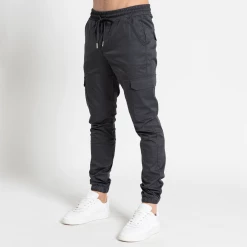 Bee Inspired Clothing Mens Rivero Cargo Pants - Charcoal