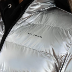 Bee Inspired Womens Sale Womens Visionary Reversible Jacket - Black/Silver