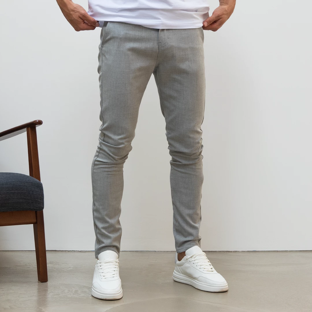 Coupon 🛒 Bee Inspired Clothing Halle Chino - Grey 🎁 5 Bee Inspired Clothing Halle Chino - Grey