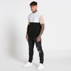Bee Inspired Clothing Sale Cancelo T-shirt - White/Black/Sand T-Shirts