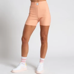 Bee Inspired Womens Sale Womens Level Up Booty Short - Peach