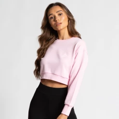 Bee Inspired Womens Sale Womens Classic Crop Crew - Pink