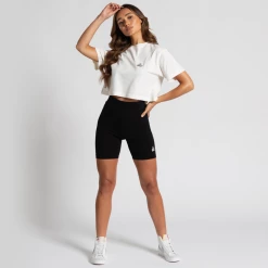 Bee Inspired Womens Sale Womens Classic Crop T-Shirt - Ivory