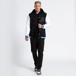 Bee Inspired Clothing Nunez Relaxed Cargo Pants - Black Mens