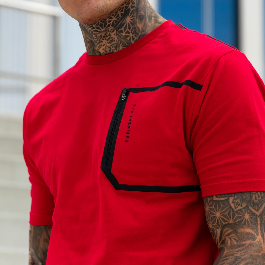 Buy π Bee Inspired Clothing Sale T-Shirts Barcola T-shirt - Red π 4 Bee Inspired Clothing Sale T-Shirts Barcola T-shirt - Red