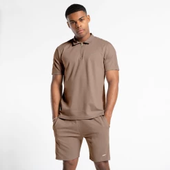 Bee Inspired Clothing Sale Clyne Polo Shirt - Taupe T-Shirts