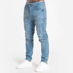 Bee Inspired Clothing Aguero Relaxed Fit Jeans - Light Blue