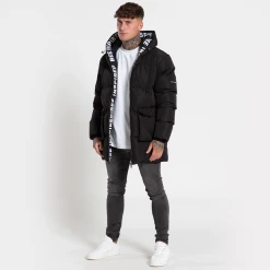 Bee Inspired Clothing Sale Lota Puffer Jacket - Black