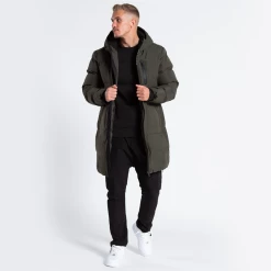 Bee Inspired Clothing Merge Longline Jacket - Khaki
