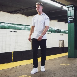 New π Bee Inspired Clothing Dusan Polo π Shirt - White Mens π€© 7 Bee Inspired Clothing Dusan Polo Shirt - White Mens