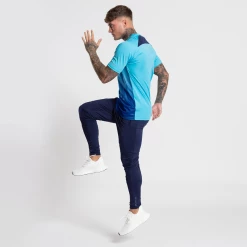 Bee Inspired Clothing Sale T-Shirts Power T-shirt - Aqua/Navy