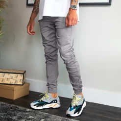 Bee Inspired Clothing Sale Vesga Military Cargo - Light Grey Cargo Pants