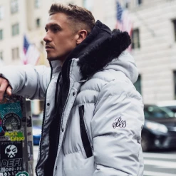 Bee Inspired Clothing Sale Jackets & Coats Newell Jacket - Light Grey