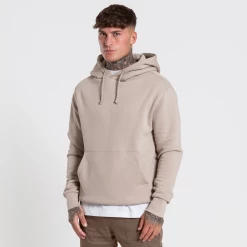 Bee Inspired Clothing Mens Minimal Overhead Hoodie - Clay
