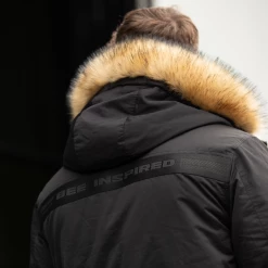 Bee Inspired Clothing Sale Lakin Bomber Jacket - Black/Gold Jackets & Coats