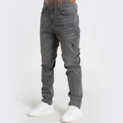 Bee Inspired Clothing Aguero Relaxed Fit Jeans - Grey