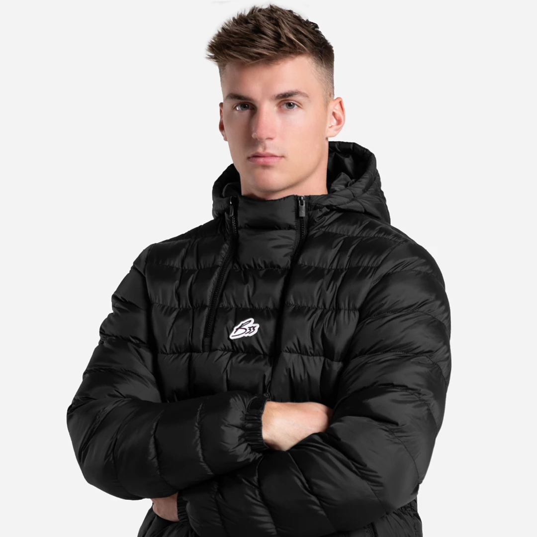Buy ❤️ Bee Inspired Clothing Sale Dalot Overhead Jacket - Black Jackets & 🧥 Coats ⭐ 1 Bee Inspired Clothing Sale Dalot Overhead Jacket - Black Jackets & Coats