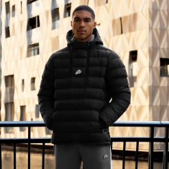 Buy ❤️ Bee Inspired Clothing Sale Dalot Overhead Jacket - Black Jackets & 🧥 Coats ⭐ 7 Bee Inspired Clothing Sale Dalot Overhead Jacket - Black Jackets & Coats