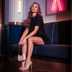 Bee Inspired Womens Sale Womens Lifestyle T-Shirt Dress - Black