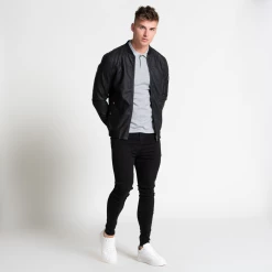 Bee Inspired Clothing Luca Skinny Stretch Jeans - Signature Jet Black