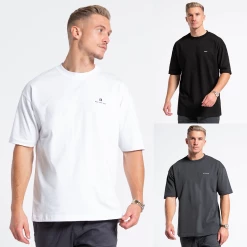 Bee Inspired Clothing Relaxed Fit T-shirt Triple Pack - White/Black/Charcoal