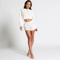 Bee Inspired Womens Sale Womens Level Up Rib Short - Ivory